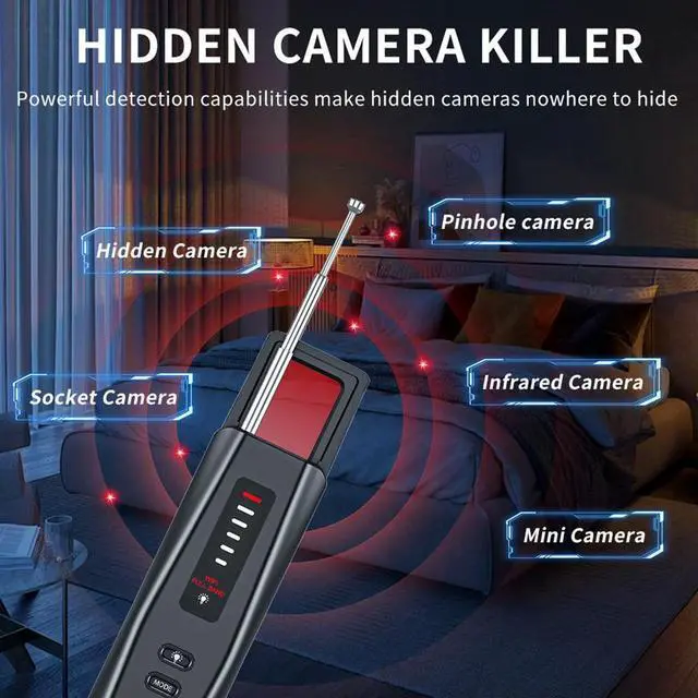 Alt view image 4 of 4 - Listening Device RF Wireless All Rechargeable Car GPS Bug Mini Search Device for Hotel Travel Bathroom Office Car