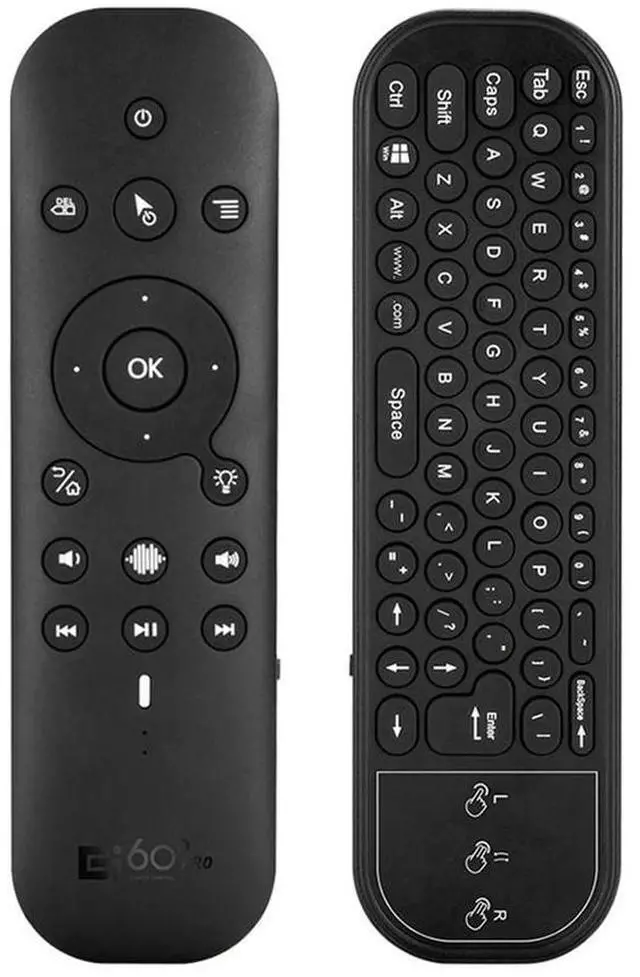 Main image of 2.4G Voice Backlight Remote Control Bluetooth-compatible 5.0 Air Mouse TV Remote Control 6-axis Gyroscope Dual Modes for Android