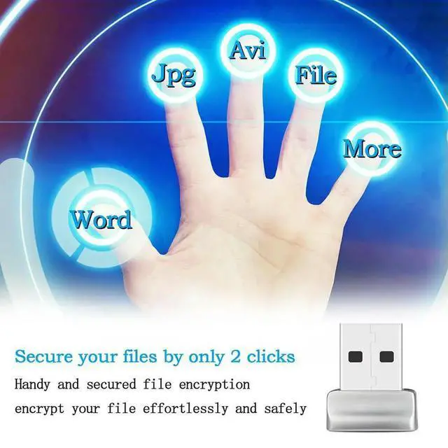 Alt view image 2 of 4 - For 10 Hello PC Laptop Fingerprint Reader Password-Free Login USB Module
