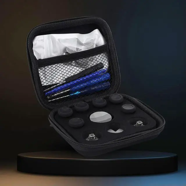 Alt view image 3 of 4 - 18 in 1 Replace Buttons Kit 6 Different l Analog Sticks 4 Paddles With Case for Xbox One Elite Controller Accessory