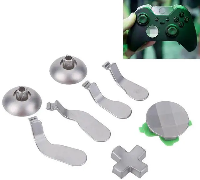 Alt view image 2 of 4 - 18 in 1 Replace Buttons Kit 6 Different l Analog Sticks 4 Paddles With Case for Xbox One Elite Controller Accessory