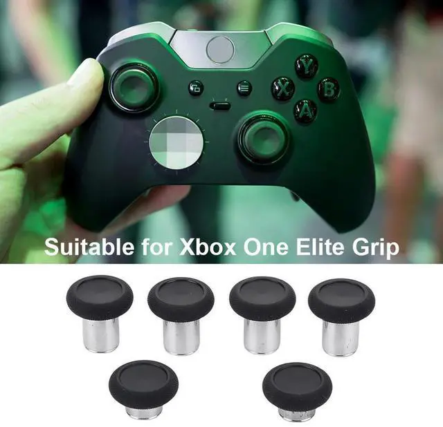 Alt view image 4 of 4 - 18 in 1 Replace Buttons Kit 6 Different l Analog Sticks 4 Paddles With Case for Xbox One Elite Controller Accessory
