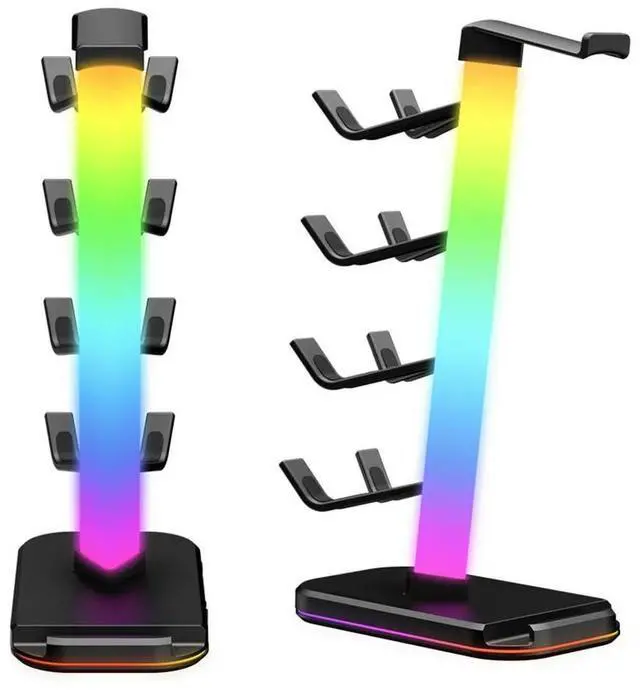 Alt view image 2 of 5 - 3 in 1 Headphone and Controller Stand Controller Holder & Headset Holder Earphone Stand for Switch/Headphones/Controller