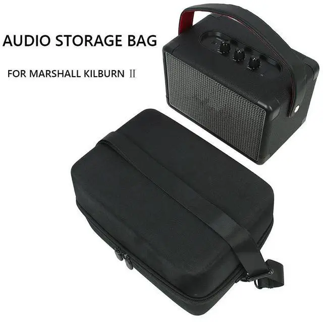 Alt view image 3 of 4 - EVA Hard Carrying Case with Shoulder Strap Hard Travel Case Wireless Mini Speaker Carrying Pouch for Marshall Kilburn II Speaker