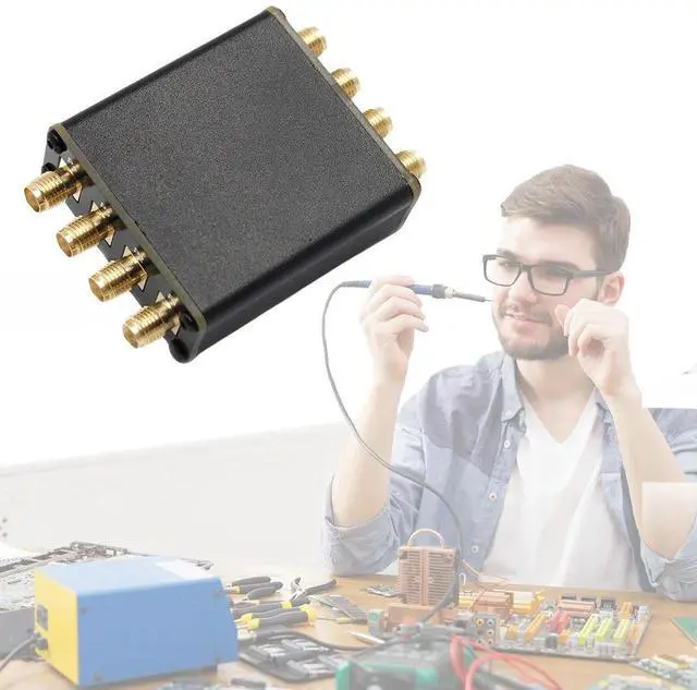 Alt view image 2 of 4 - 4 In1 Active RF Isolated Distributor Aluminum Shells LC Filter Passive Filter RF Divider for RF Radio Antenna