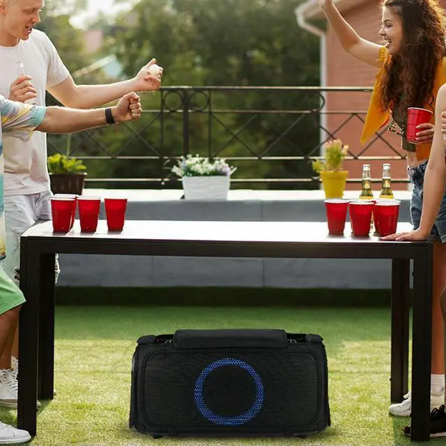 Alt view image 2 of 4 - Mesh Slip Cover Scratch Resistant Speaker Replacement Cover Outdoor Dust Protection Case for JBL PartyBox On-The-Go Accessories