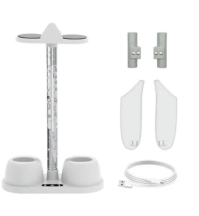 Main image of Display Stand Controller Charger RGB Light Charging Dock Station Non-slip VR Headset Controller Stand for Oculus/Quest 3