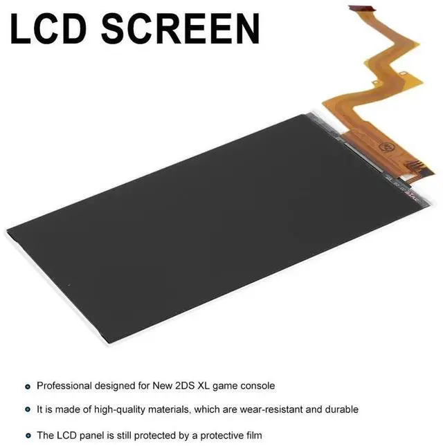 Alt view image 4 of 4 - 1PCS LCD Top Upper Screen Game Console LCD Display Replacement Parts for Nintendo 2DS XL LCD Screen Game Console