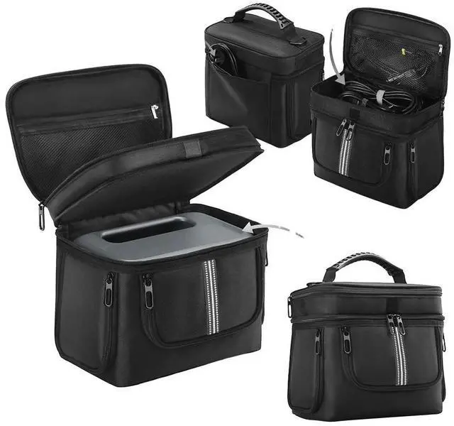 Alt view image 2 of 4 - Carrying Case for BLUETTI Portable Power Station AC2A Bag Protective Case Waterproof Anti-drop with Shoulder Strap & Handle