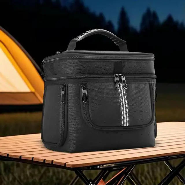 Alt view image 3 of 4 - Carrying Case for BLUETTI Portable Power Station AC2A Bag Protective Case Waterproof Anti-drop with Shoulder Strap & Handle