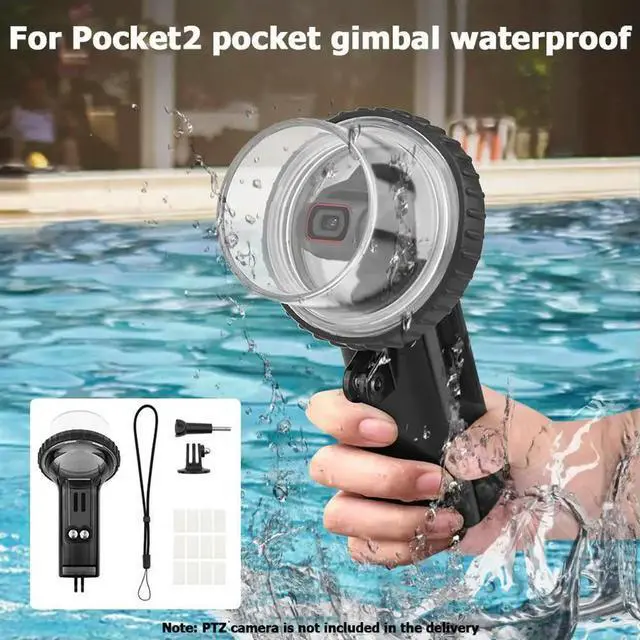 Alt view image 2 of 4 - Diving Surfing Waterproof Case Protective Housing Shell for Pocket 2 Camera