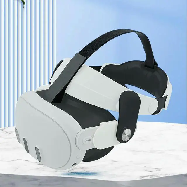 Alt view image 3 of 4 - Adjustable VR Lightweight Replacement Head Strap Comfort Alternative Head Strap Balance Gravity for Quest 3 VR Headset