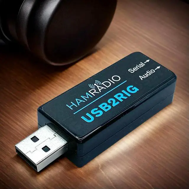 Alt view image 3 of 4 - USB2RIG USB Sound Adapter TTL/232 Level USB Audio Adapter USB Sound Card Connector Adapter for KENWOOD YAESU ICOM Business Radio