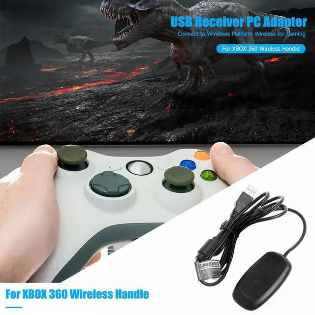 Alt view image 4 of 4 - Professional USB Receiver Supports XP/Vista System Wireless Gamepad USB Receiver for Xbox 360 Wireless Handle