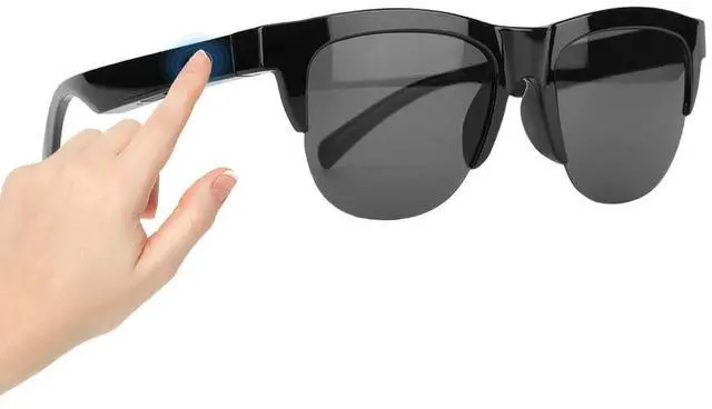 Alt view image 2 of 4 - 144-Language Glasses Translator UV Protection Wireless Translation Earbuds Translation Glasses for Travel Business & Study