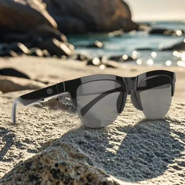 Alt view image 3 of 4 - 144-Language Glasses Translator UV Protection Wireless Translation Earbuds Translation Glasses for Travel Business & Study