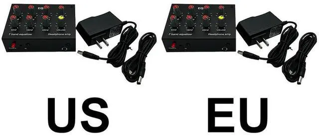 Main image of EQ-7 Sound Equalizer 2 Channel 7-segment Equalizer with 12V Power Adapter Sound Amplifier Adjust High Bass Sound