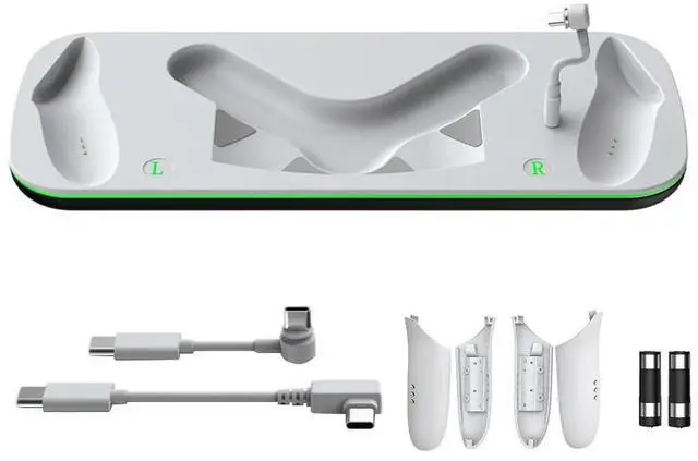 Main image of For Quest 3/3S Charging Base VR Headset Controller Charger Dock Station With LED Indicator Controller Fast Charging Dock