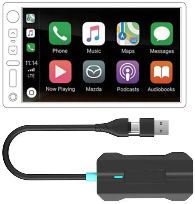 Alt view image 2 of 4 - Carplay Wireless Adapter Converts Wired To Wireless CarPlay Dongle Plug & Play Wireless CarPlay Connect Fast for iOS 12+