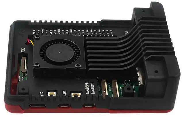 Alt view image 2 of 4 - Argon NEO 5 Case Aluminum Case with PWM Cooling Fan l Case Protective Case Suitable for Raspberry Pi 5