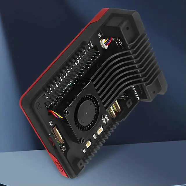 Alt view image 3 of 4 - Argon NEO 5 Case Aluminum Case with PWM Cooling Fan l Case Protective Case Suitable for Raspberry Pi 5