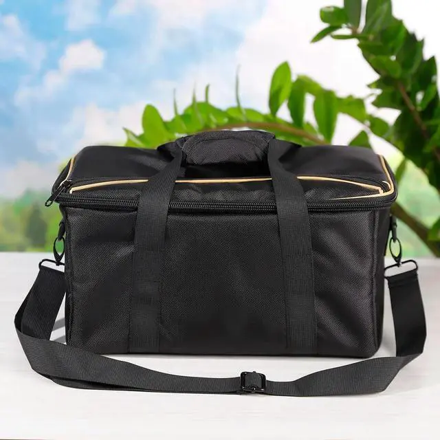 Alt view image 3 of 4 - Carrying Case Bag Shockproof Travel Case Anti-Drop Waterproof Adjustable Shoulder Strap for JBL Authentics 300 Speaker/Cable
