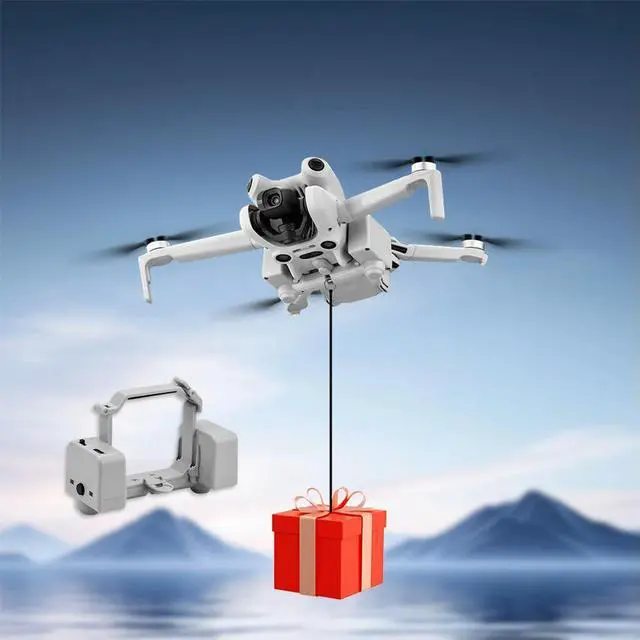 Alt view image 3 of 4 - Air Drop System Fishing Bait Wedding Gift Air Drop Servo Drone Air Drop Thrower System for Mini 4 Pro Drone Accessories