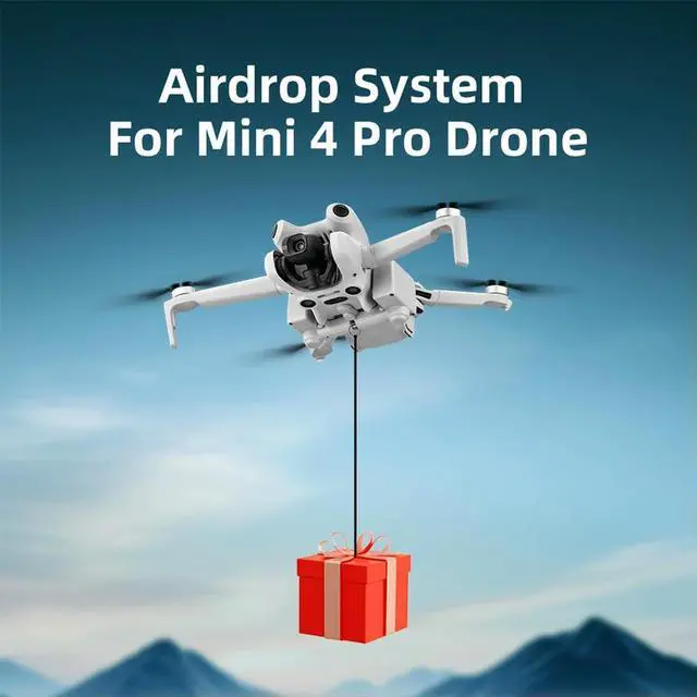 Alt view image 4 of 4 - Air Drop System Fishing Bait Wedding Gift Air Drop Servo Drone Air Drop Thrower System for Mini 4 Pro Drone Accessories