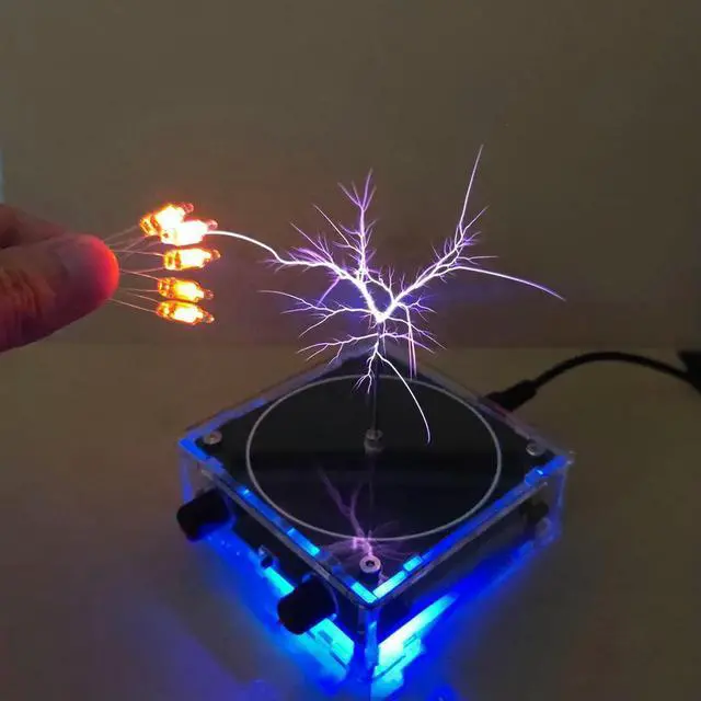 Alt view image 3 of 4 - Multi-Function Music for Tesla Coil Speaker Palm for Tesla Coil Voltage Pulse Electric Arc Generator Scientific Experiment Tool