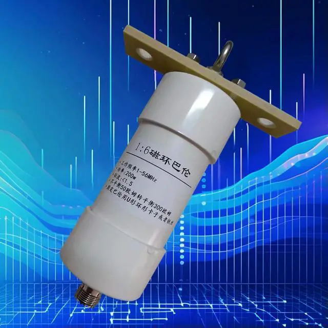 Alt view image 3 of 4 - 1:6 Balun HF Receiver SSB 50 Ohm To 300 Ohm Antenna Balun 304 Stainless Steel Ring Ratio Balun for Short Wave Communication