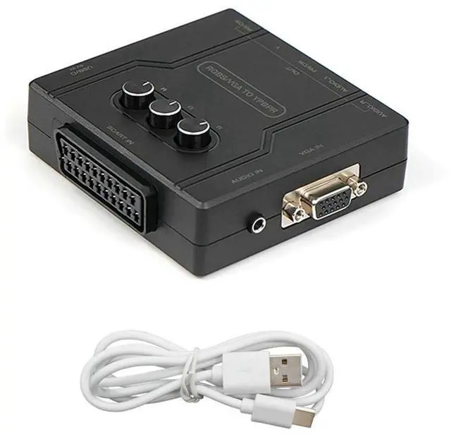 Main image of RGBS To Color Difference Component Converter Game Console RGBS VGA SCART TO YPBPR Color Difference Converter Video Adapter