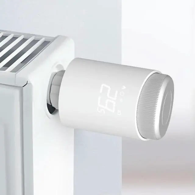 Alt view image 3 of 4 - Tuya Zigbee Radiator Actuator Programmable Thermostat Radiator Valve Home Work with Alexa Google Home 2023