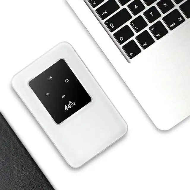 Alt view image 2 of 4 - 4G MIFI Router Portable Wi-Fi Device with SIM Card Slot Pocket Repeater 2100mAh 150Mbps for Travel Home Car