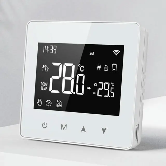 Alt view image 2 of 4 - Tuya Water Gas Boiler Temperature Controller APP Remote Control Zigbee Thermostat Work with Alexa Google Home Yandex