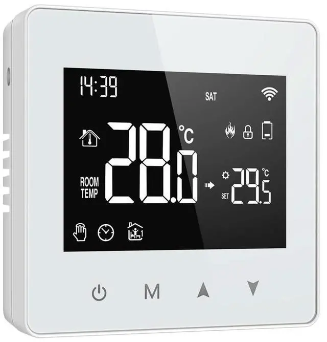 Alt view image 4 of 4 - Tuya Water Gas Boiler Temperature Controller APP Remote Control Zigbee Thermostat Work with Alexa Google Home Yandex