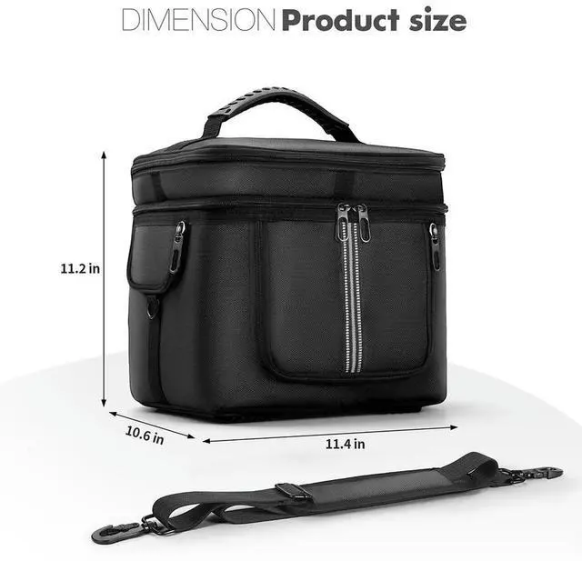 Alt view image 4 of 4 - Portable Power Station Bag Waterproof Travel Carrying Bag Anti-drop Multiple Pockets for Ecoflow River 2 Pro/Ecoflow River 2 Max