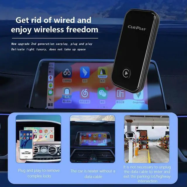 Alt view image 4 of 4 - 2-in-1 Wireless Carplay & Android Auto Adapter Wireless CarPlay Adapter Convert Wired To Wireless Auto Connect for Factory Wired