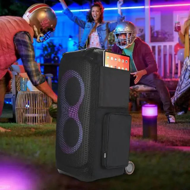 Alt view image 2 of 4 - Outdoor Dust Protection Case Scratch Resistant Speaker Protective Case Protective Sleeve for JBL PartyBox 320 Accessories