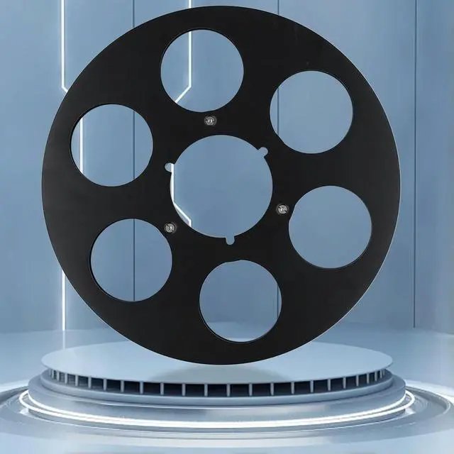Alt view image 3 of 4 - l Tape Reel Nab Hub 10.5x1/4in Empty Tape Reel Open Reel Takeup Reel for Maxell Zonal Studer for Reel To Reel Tape Recorders