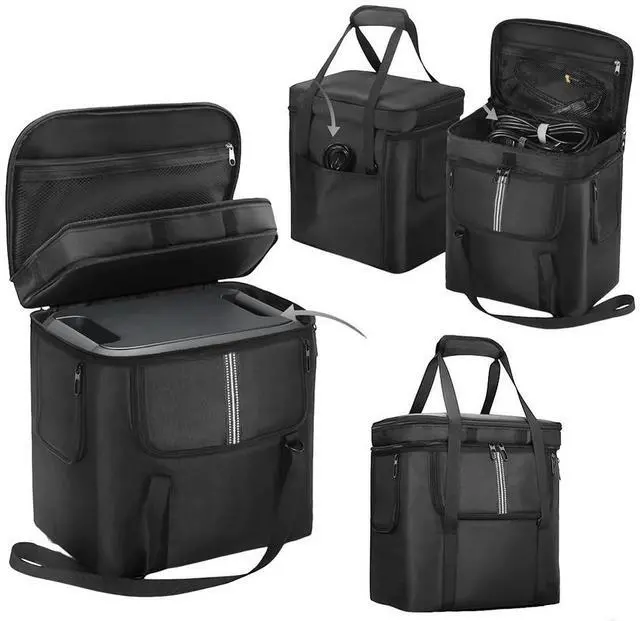 Alt view image 2 of 4 - Carrying Case for BLUETTI Portable Power Station AC180 Case Travel Carrying Bag Anti-drop with Shoulder Strap & Handle