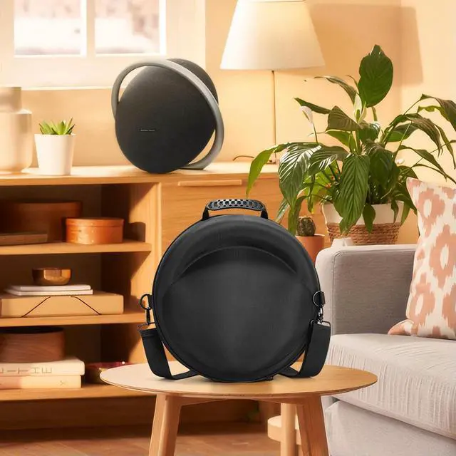 Alt view image 2 of 4 - EVA Hard Carrying Case Shockproof Shoulder Bag Anti-scratch with Shoulder Strap for Harman Kardon Onyx Studio 8 Wireless Speaker
