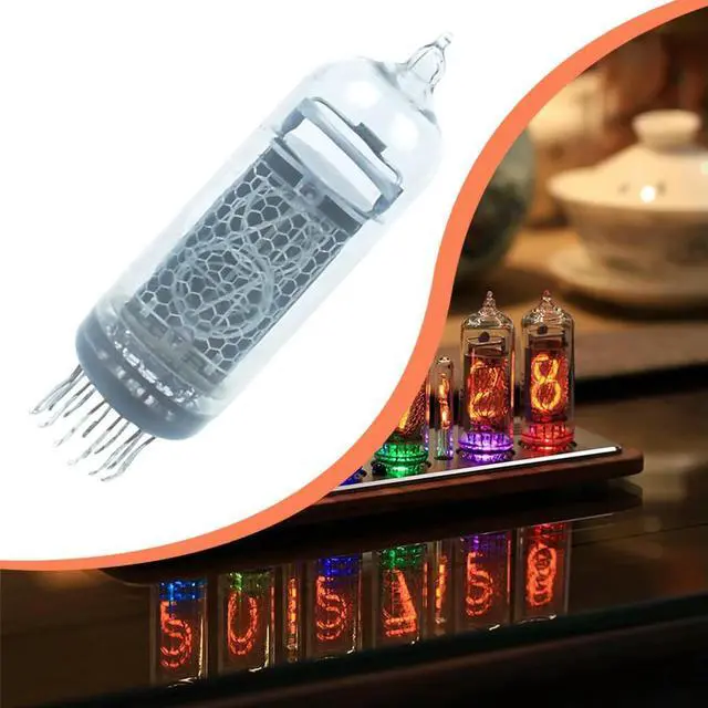 Alt view image 3 of 4 - IN-14 Glow Tube LED Clock Tube DIY Clock Electronic Tube Visual Effects for Electronic Tube Clock