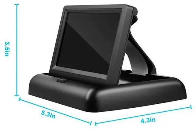 Alt view image 4 of 4 - 4.3 Inch HD Safety Car Seat Mirror Camera Waterproof Baby Car Mirror 150 Wide View 8LED IR Night Vision Headrest Monitor Display