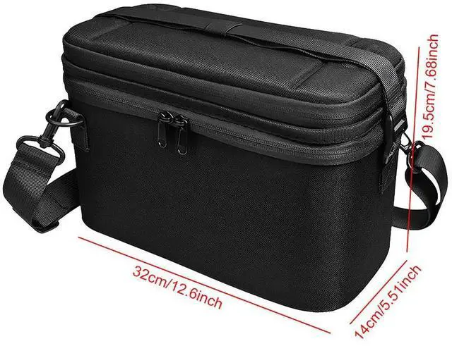 Alt view image 4 of 4 - Portable Bag Shockproof Travel Carrying Bag 2 in 1 Handheld Game Console Case for Switch 2 Console Base Power Adapter