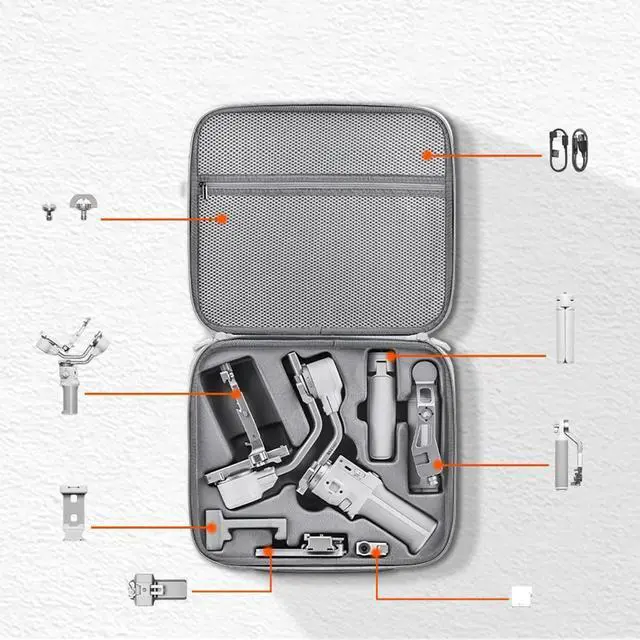 Alt view image 2 of 4 - For RS 4 Mini Carrying Case PU Protective Travel Box Anti-Scratch Handbag Protective Case for RS 4 Mini Accessories Case