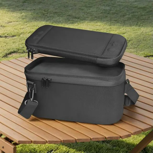 Alt view image 2 of 4 - Portable Bag Shockproof Travel Carrying Bag 2 in 1 Handheld Game Console Case for Switch 2 Console Base Power Adapter