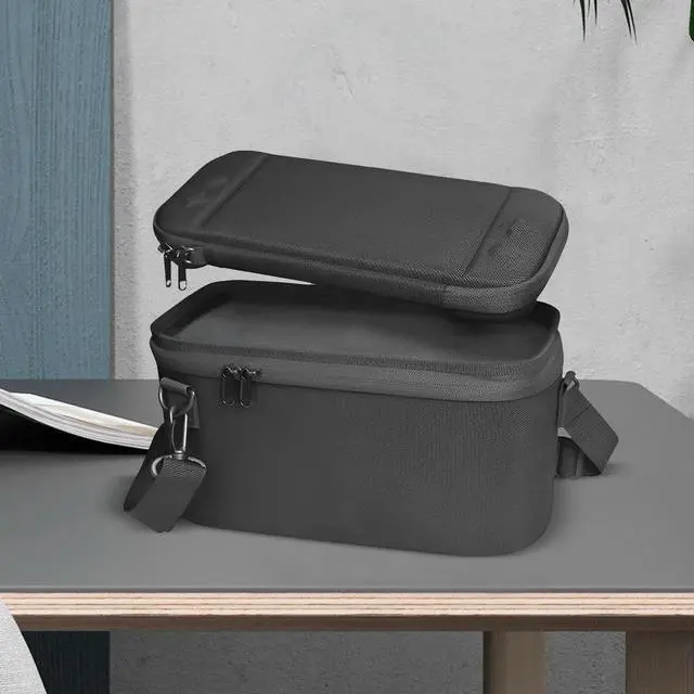 Alt view image 3 of 4 - Portable Bag Shockproof Travel Carrying Bag 2 in 1 Handheld Game Console Case for Switch 2 Console Base Power Adapter