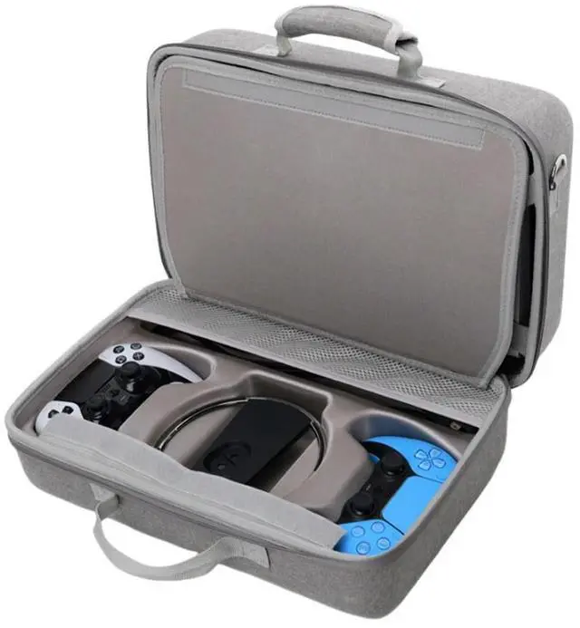 Main image of Hard Shell Carrying Case Travel Case for PS5 Slim for PS5 Slim Console Controllers and Other for 5 Slim Console