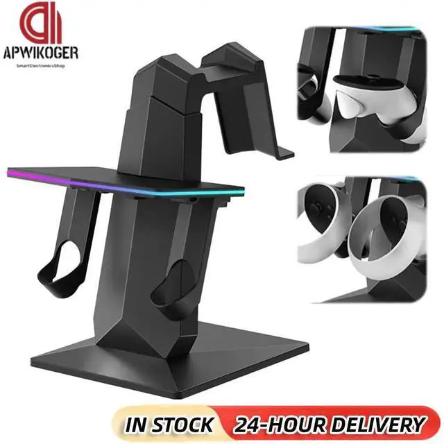 Main image of RGB Charging Dock VR Headset Charging Station Headset Display Stand and Controller Mount for Quest3S/ for Quest 3