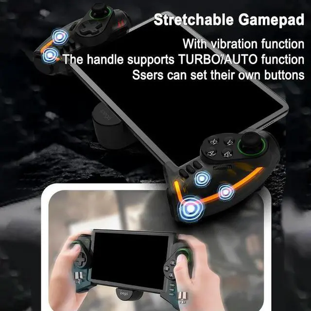 Alt view image 4 of 4 - Stretchable Controller with Linear Vibration Wireless BT Mobile Controller Gamepad Mobile Gaming Controller for Nintendo Switch
